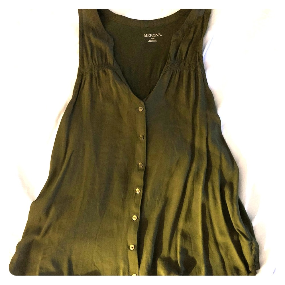 Merona Olive Green Tank